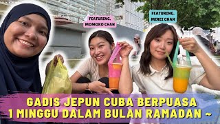 Gadis Jepun Cuba Merasai Puasa Seminggu Pada Bulan Ramadan | Bazaar Ramadhan Putrajaya#129 (ENG SUB)