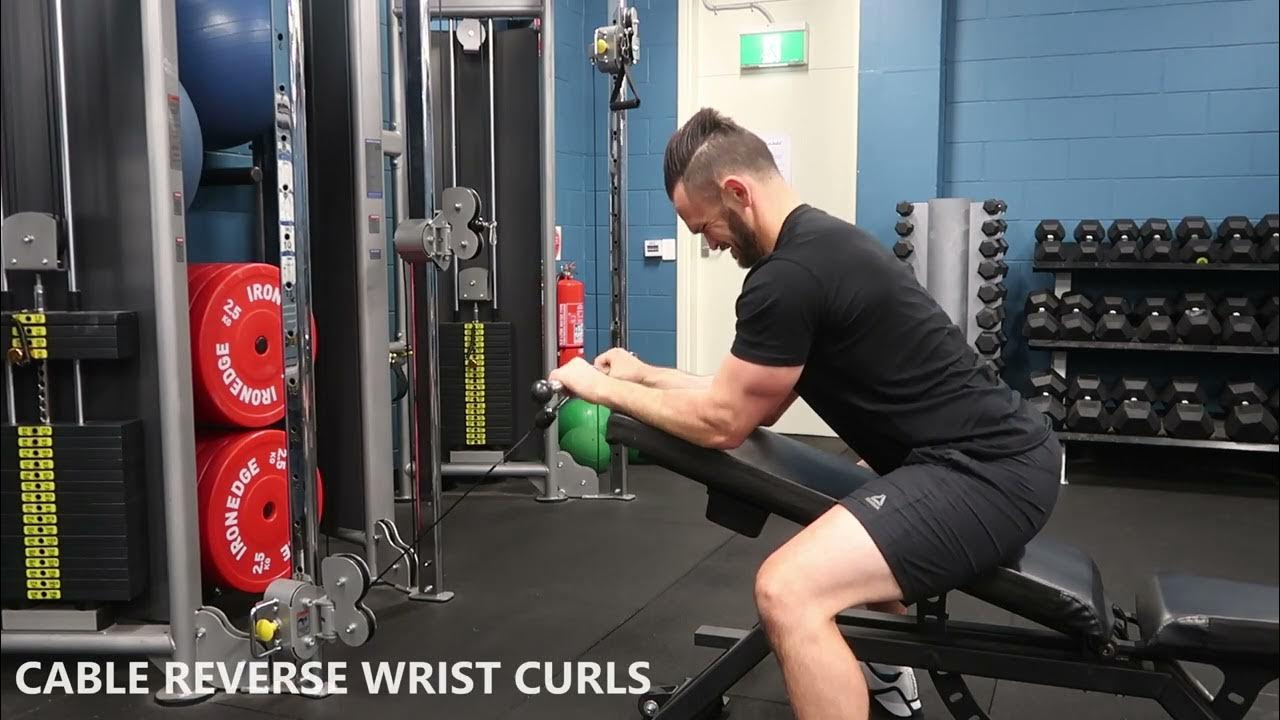 Cable Reverse Wrist Curls YouTube