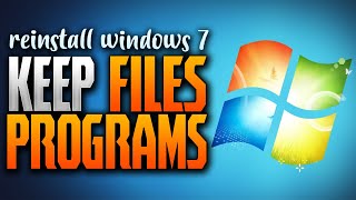 Refresh/Reinstall Windows 7 WITHOUT LOSING PROGRAMS AND FILES screenshot 5