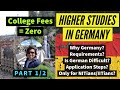 MS in Germany | Higher Studies | Master's | Engineers | Malayalam |Part 1 of 2| Application | German