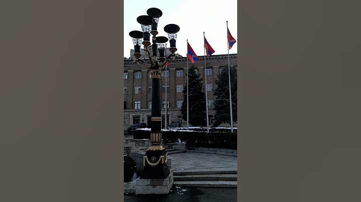 Ստեփանակերտի հրապարակի տոնածառը, 2020թ. Christmas tree at Stepanakert Square, 2020, Artsakh Republic