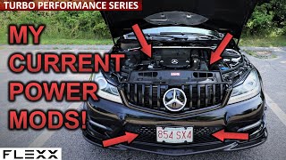 Here's all my POWER MODS to my Mercedes-Benz C250