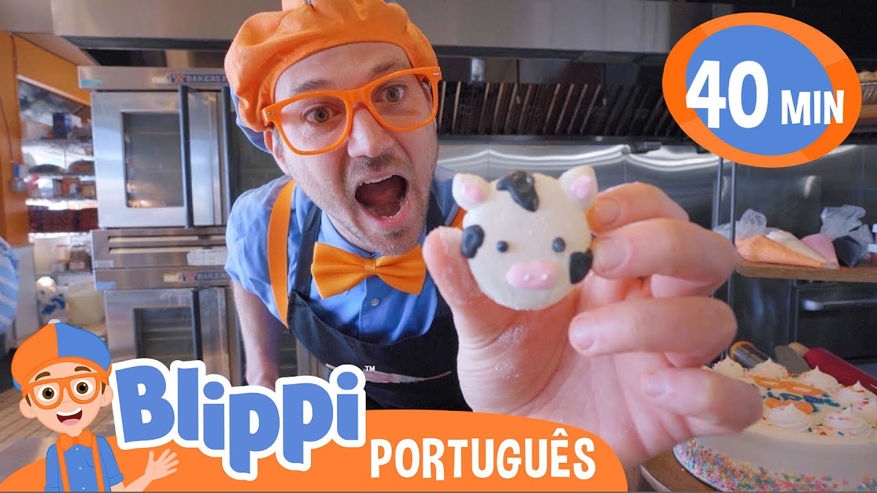 Blippi Aprende a Fazer Doces Gostosos | +Vídeos Educativos para Crianças | As Aventuras de Blippi