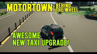 Checking out the AWESOME New Taxi interface!!! This is FANTASTIC- MotorTown Gameplay