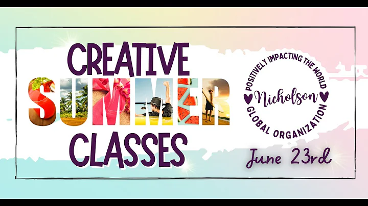 Creative Summer Classes with Global Director Dana ...