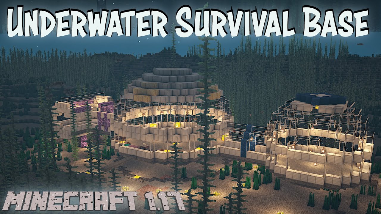 How to build an Underwater Base in Minecraft Survival | LegacySMP Survival  Base (2021) - YouTube