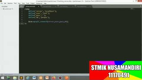 CRUD PHP dan Mobile CRUD PHP dan Mobile File Master Admin Pert 13