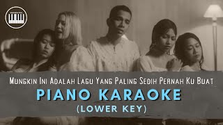 PIANO KARAOKE | DOLLA,NAIM DANIEL | Mungkin Ini Adalah Lagu Yang Paling Sedih Pernah Ku Buat| lyrics