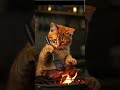 Cat cooked food for Tiger 🐯 #Shorts#YouTubeShorts#Viral#Trending #Shorts#Explore#MustWatch#WatchNow