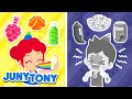 MIX - Comiendo Dulces Coloridos 2, Encuentra los Colores de Juny y Tony Y Más | JunyTony en español