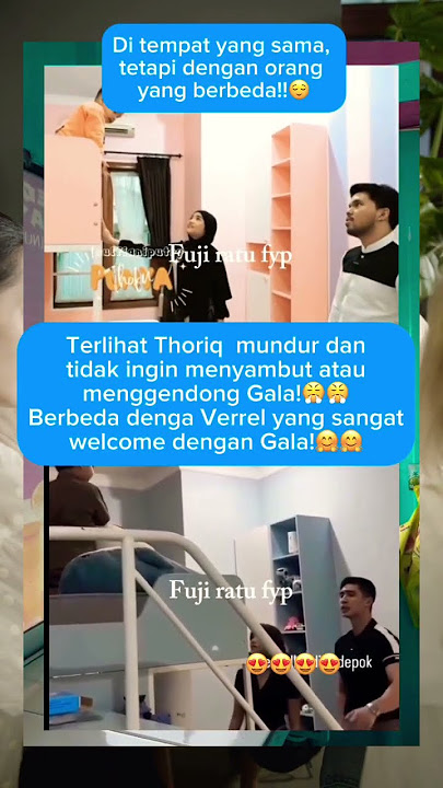 Beda bgt yang gimmick & yang pake hati!😌😞 #fujiantiutamiputri #thoriqhalilintar #verrelbramasta