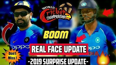 Boom !! Wcc2 2019 New Mega Update Of Real Face | Wcc2 New Update Of Ultra HD Graphics And Real Face