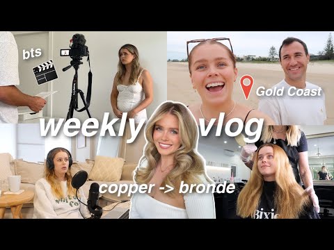 WEEKLY VLOG | Gold Coast trip, Back to Blonde + Podcast & Acting BTS! @EllaVictoria
