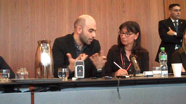 Roberto Saviano on his police protection