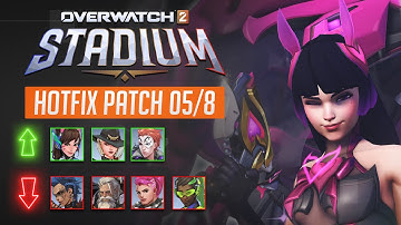 DVA BUFFED in Stadium! | Overwatch 2 Stadium Hotfix Patch