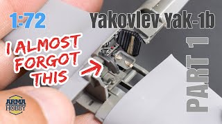 Building Out Of Box The Arma Hobby 172 Yak-1B Part1 A Little Pit Scratch