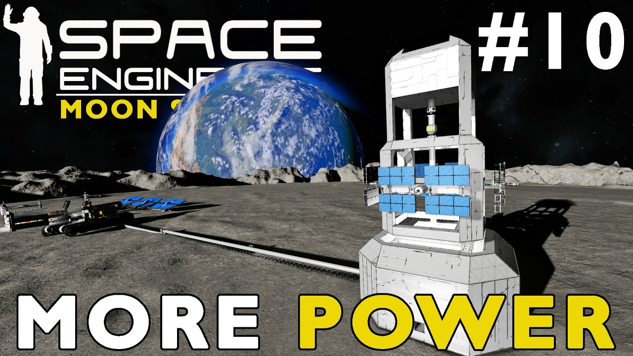 Building The Power Plant | Space Engineers Moon Survival Reboot #10