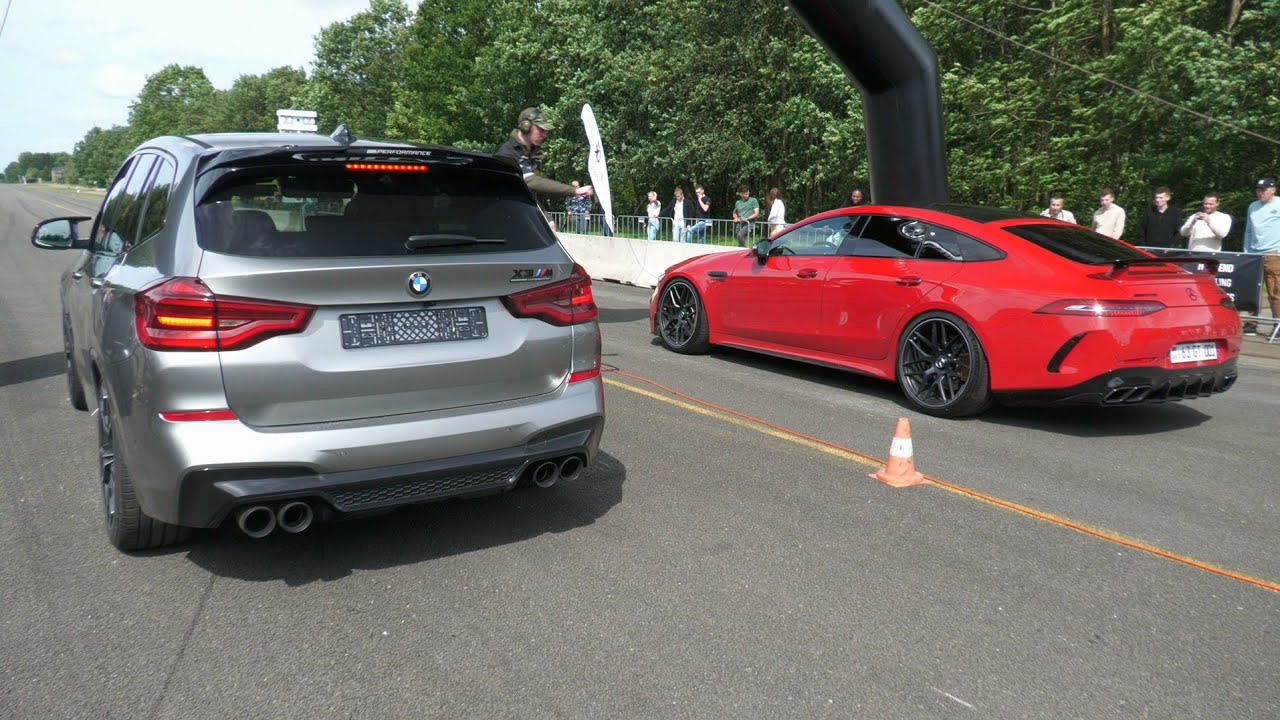 Mercedes-AMG GT63 S 4Matic+ vs BMW M5 F90 Competition vs BMW X3M ...
