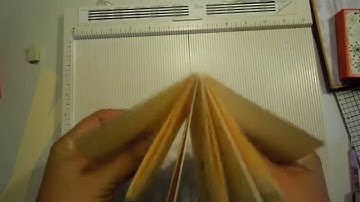 Manila Accordian Fold Mini Tutorial