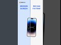 Broken screen? 😩 We can fix that! 🛠️ Bring your damaged phone to MOBIXCA Good as new in no time! 📱✨