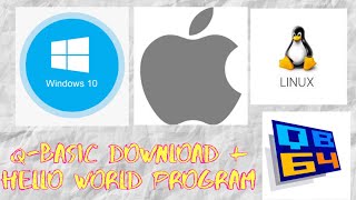 HOW TO DOWNLOAD Q-BASIC IDE FOR FREE WITH HELLO WORLD PROGRAM | WINDOWS,MAC,LINUX | CODER BOY