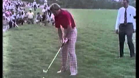 Jerry Pate and his glorious 5 iron.1976. US Open.