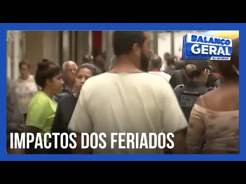 Feriados prolongados afetam o comércio central de Campos (RJ)