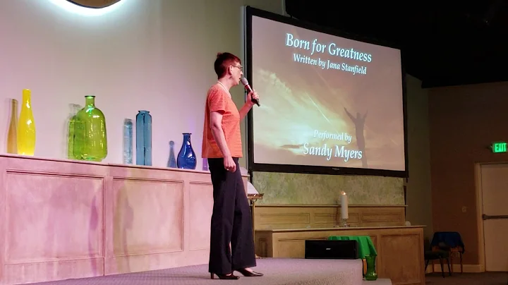 Sandy Myers sings Born for Greatness at CSL Ashevi...