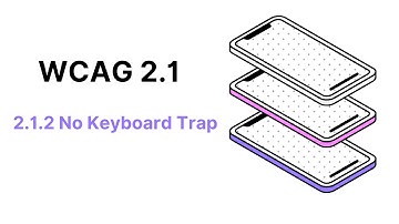 WCAG 2.1 Guideline 2.1.2 No Keyboard Trap
