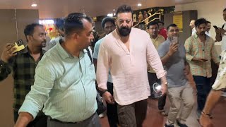 Double iSmart Actor Sanjay Dutt Spotted At Airport