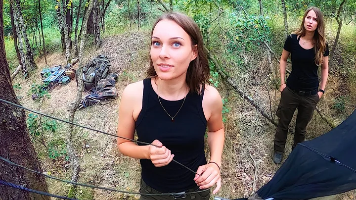 Nicole & Sabrinas erstes mal im Wald schlafen - Hn...