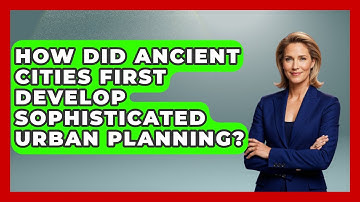 How Did Ancient Cities First Develop Sophisticated Urban Planning? - Firsts of the World