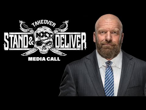 Triple H NXT TakeOver: Stand And Deliver Media Call