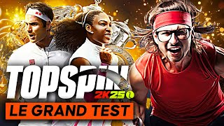 TOP SPIN 2K25 TEST 🎾 Retour imparfait : de l'excellent et du décevant, explications...