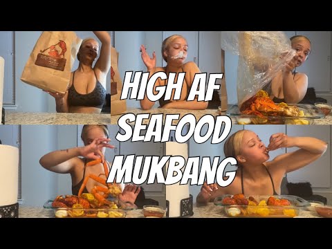 SEAFOOD MUKBANG | HIGH ASF SEAFOOD MUKBANG | SHRIMP + CRAB LEGS + CRAWFISH + LOBSTER | SEAFOOD BOIL