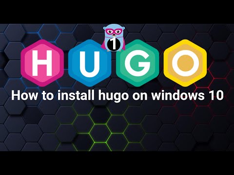 How to install hugo on windows 10
