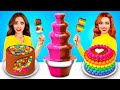 Chocolate Fountain Fondue Challenge | Chocolate Food Battle &amp; Funny Situations by RATATA