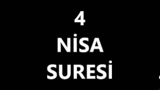 04 NİSA SURESİ