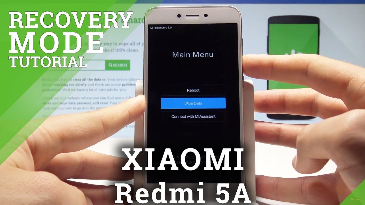 Main Menu Redmi Recovery 5.0