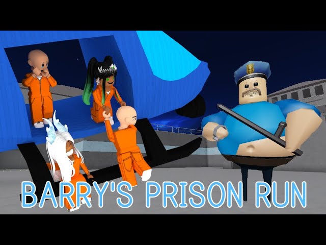 BOBBY AND PABLO PLAYING BARRY PRISON RUN ALL PARTS /w The Crystalline Gamerz | Roblox Funny Moments class=