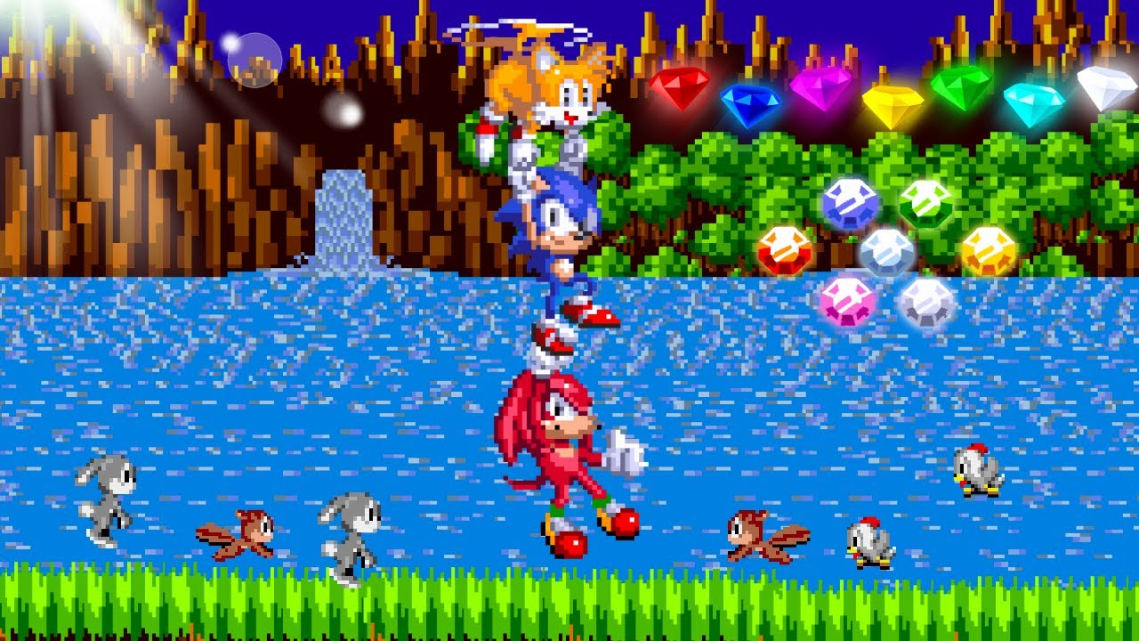 Sonic Classic Heroes (All Chaos Emeralds) ✪ Gameplay