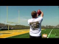 How to Long Snap a football with Ben Fuller "Grip / Guide Hand Placement" Lesson 5 - Long Snapping