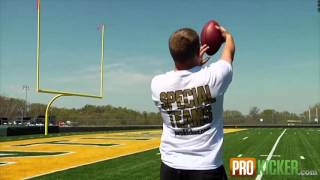 How to Long Snap a football with Ben Fuller 