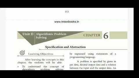 11th cs (only cs) ch 6 specification and abstraction part 1