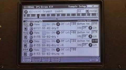 Korg M50: Setting Up Drum Kits Part 2 | UniqueSquared.com
