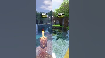 Minecraft Shaders: Glimmer or ProjectLUMA? ↔️ #shorts