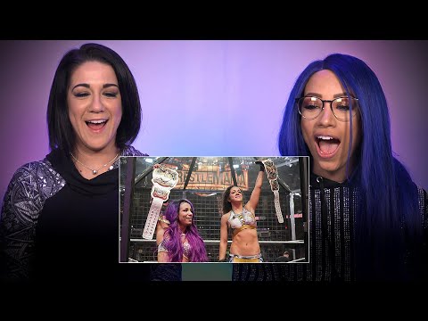 Sasha Banks & Bayley rewatch their Elimination Chamber Tag Team Title win: WWE Playback