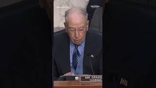 Sen. Grassley accuses Jack Smith of acting as 'PARTISAN WEAPON'