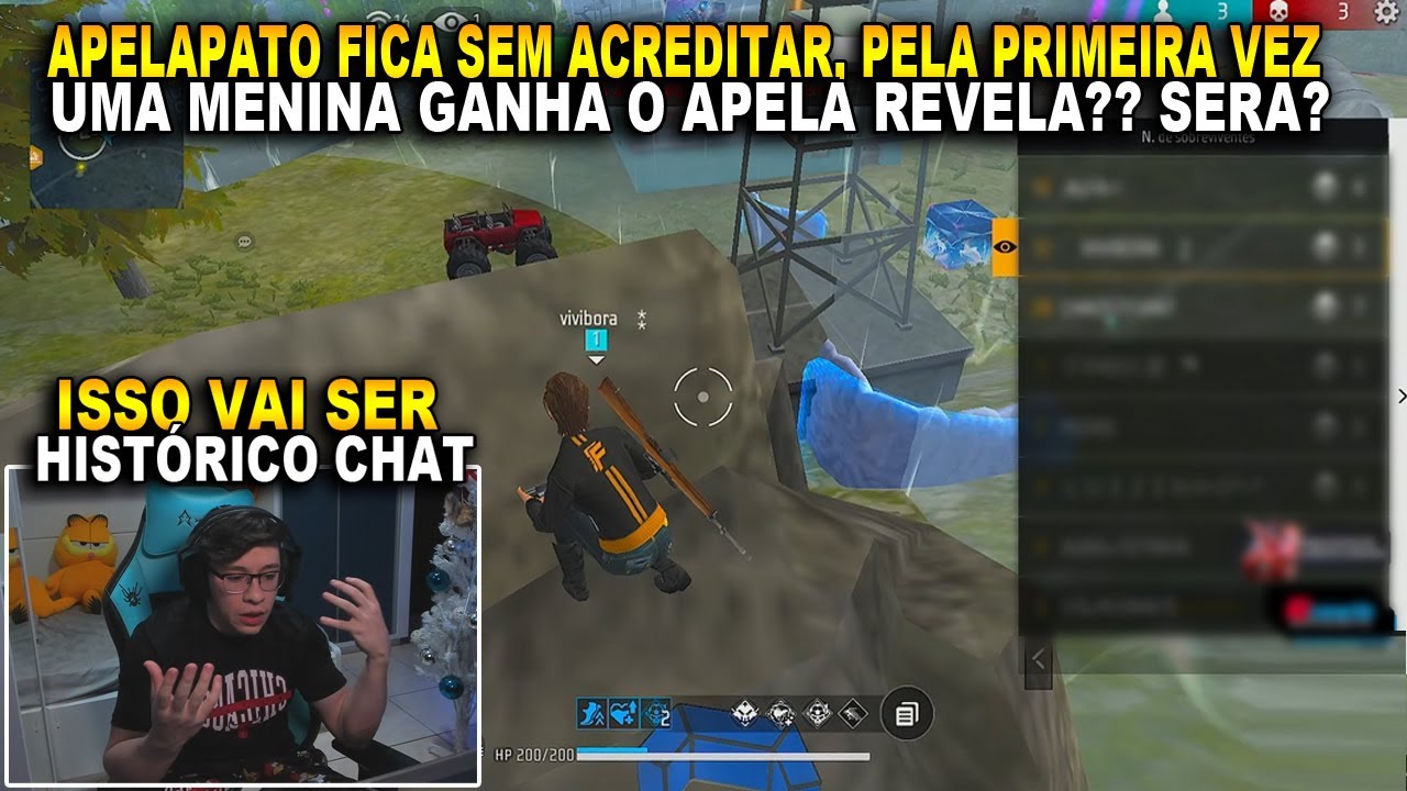 APELAPATO FICA SEM ACREDITAR, PELA PRIMEIRA VEZ UMA MENONA GANHA O APELA REVELA?? SERA? HISTÓRICO