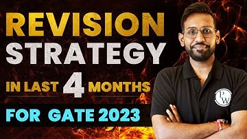 REVISION Strategy In Last 4 Months For GATE 2023 📕